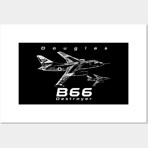 Douglas B-66 Destroyer Wall Art by aeroloversclothing